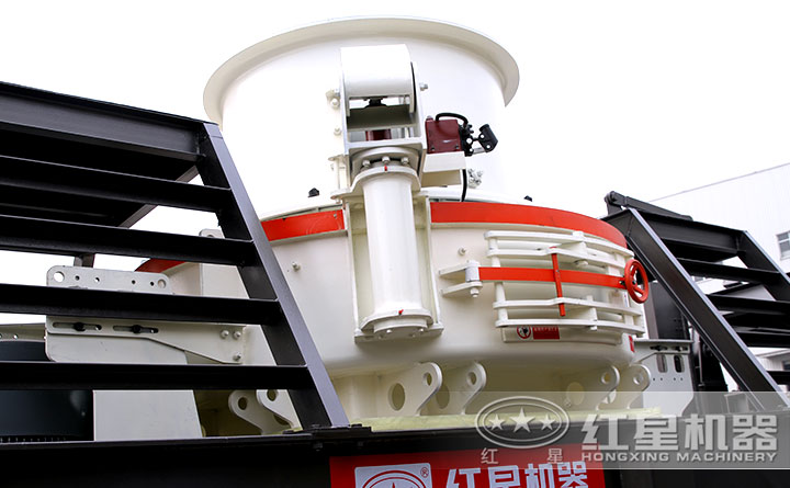 時產(chǎn)300噸的車載式打砂機圖