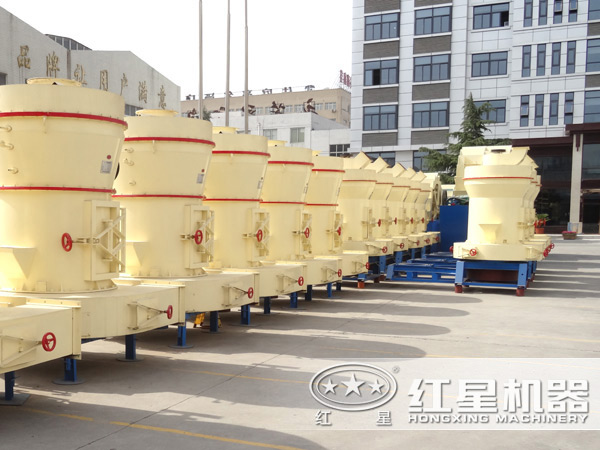 鋰礦石雷蒙磨粉機(jī)廠區(qū)