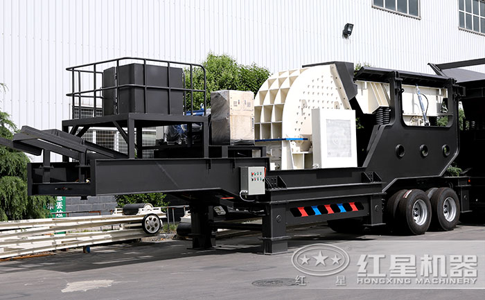 車載移動砸石機設(shè)備實拍