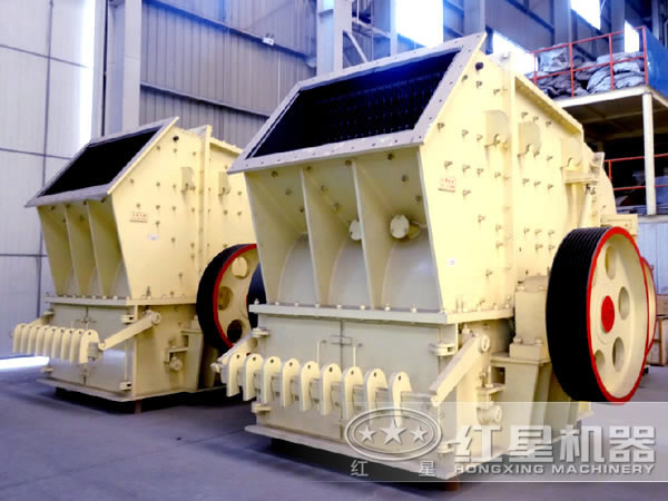 建筑垃圾單段破碎機(jī)廠區(qū)