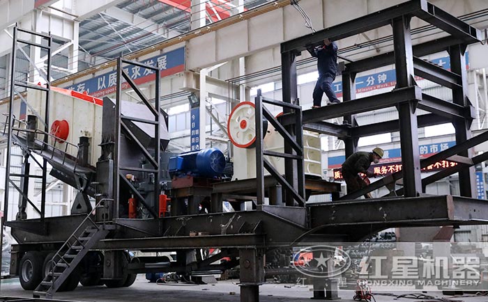 配置顎破+圓錐破的建筑垃圾移動(dòng)破