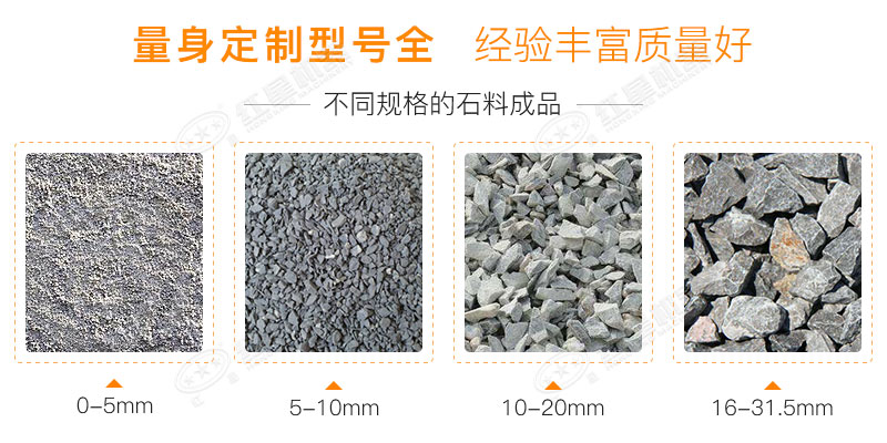 根據(jù)客戶需求，隨時調(diào)節(jié)制砂出料大小